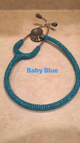 Baby Blue Bling Stethoscope
