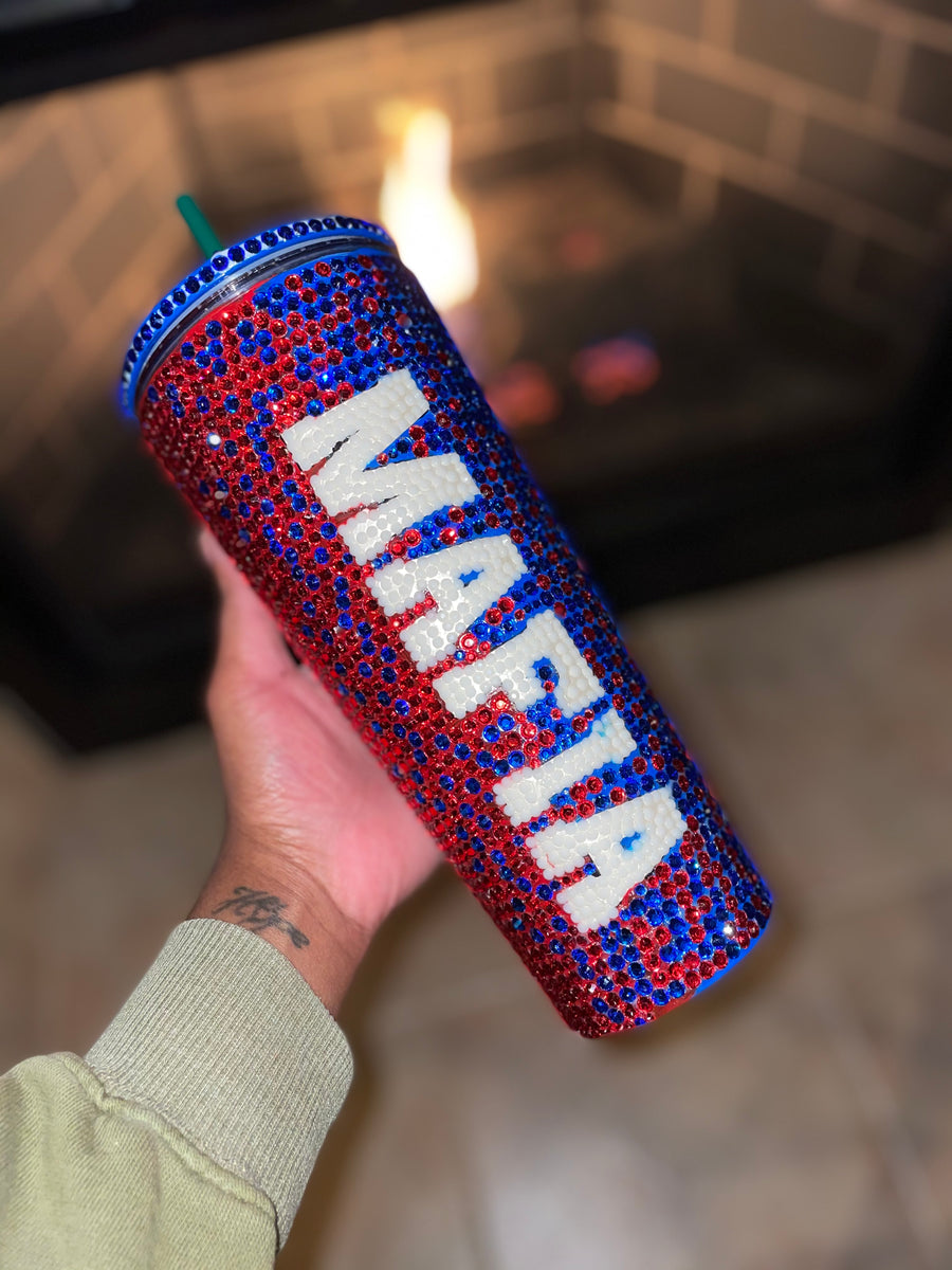 Bling My Frapp' Custom Faux Drink Starbucks Tumbler Cup – BlingxAddict